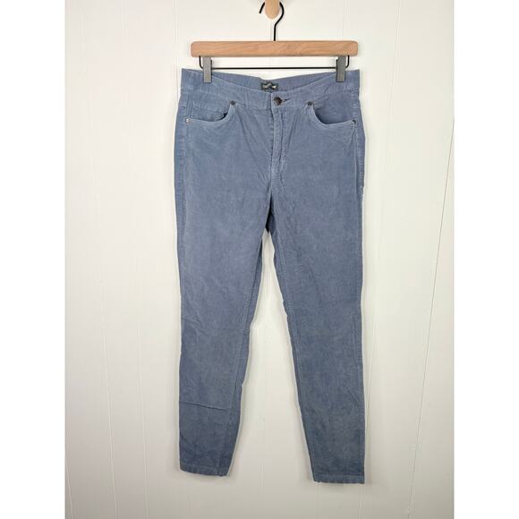 Toad&Co Cruiser Corduroy Skinny Pants Size 8 Blue - Picture 2 of 9